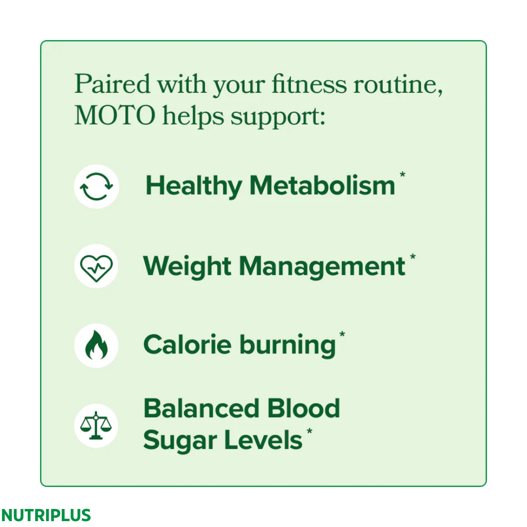 NutriPlus MOTO Metaboost™ Capsules